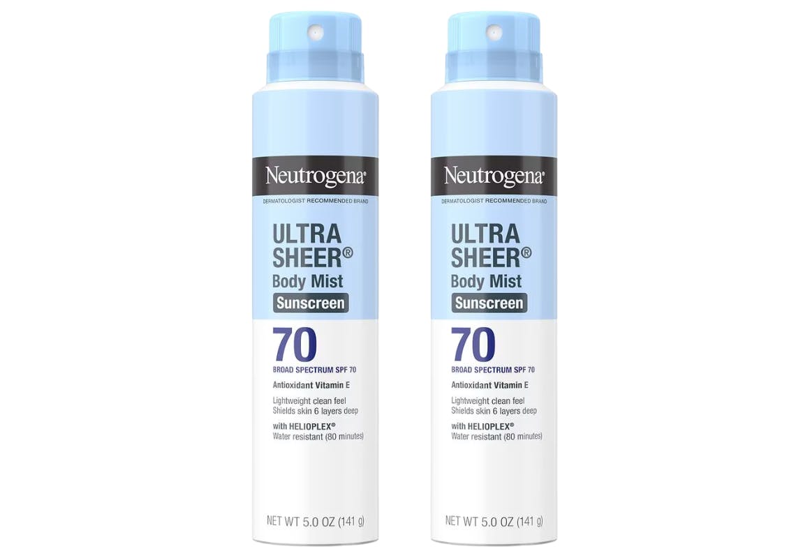 2 Neutrogena Sunscreen Sprays