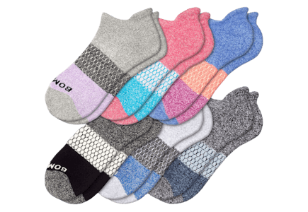 Bombas Women's Tri-Block Ankle Socks