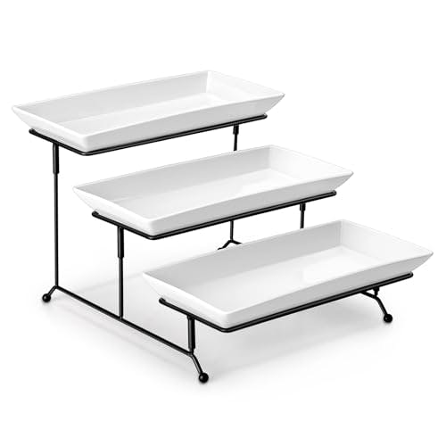 3-Tier Porcelain Serving Stand