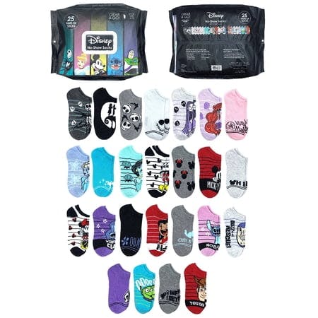Disney Women's No-Show Socks