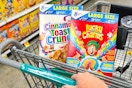 general mills cereal boxes in shopping cart