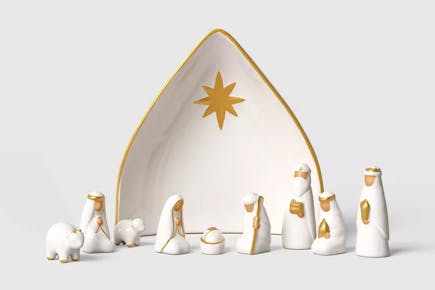 Ceramic Nativity Set