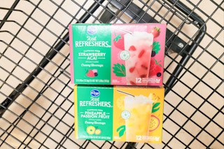 kroger iced refreshers in cart