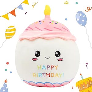 Birthday Cake Plush Pillow