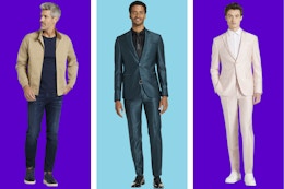 Up to 90% Off Men's Wearhouse Clearance: $10 Suit Pants, $20 Jackets, More card image