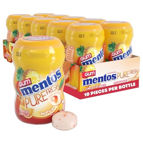 Mentos Pure Fresh Gum 10-Pack