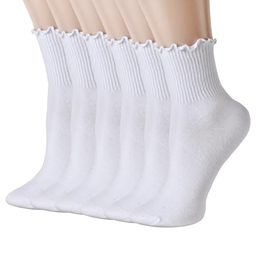 Womens Ruffle Socks