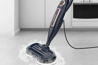 a mop scrubbing the floor