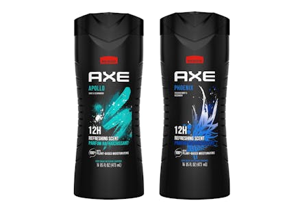 2 Axe Body Washes