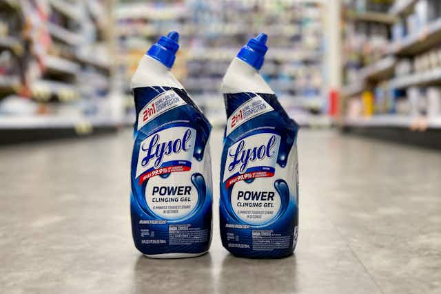 Lysol Toilet Bowl Cleaner Gel 2-Pack, as Low as $3.66 on Amazon card image