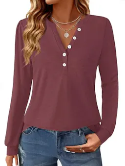 Women's Puff Long Sleeve Tunic