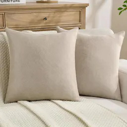 Chenille Throw Pillow Covers