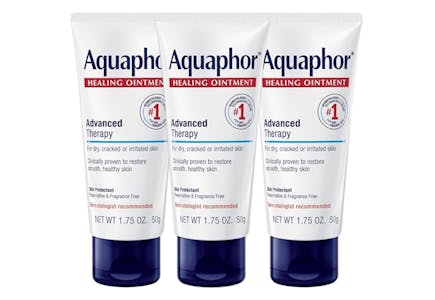 2 Aquaphor Healing Ointment 3-Packs