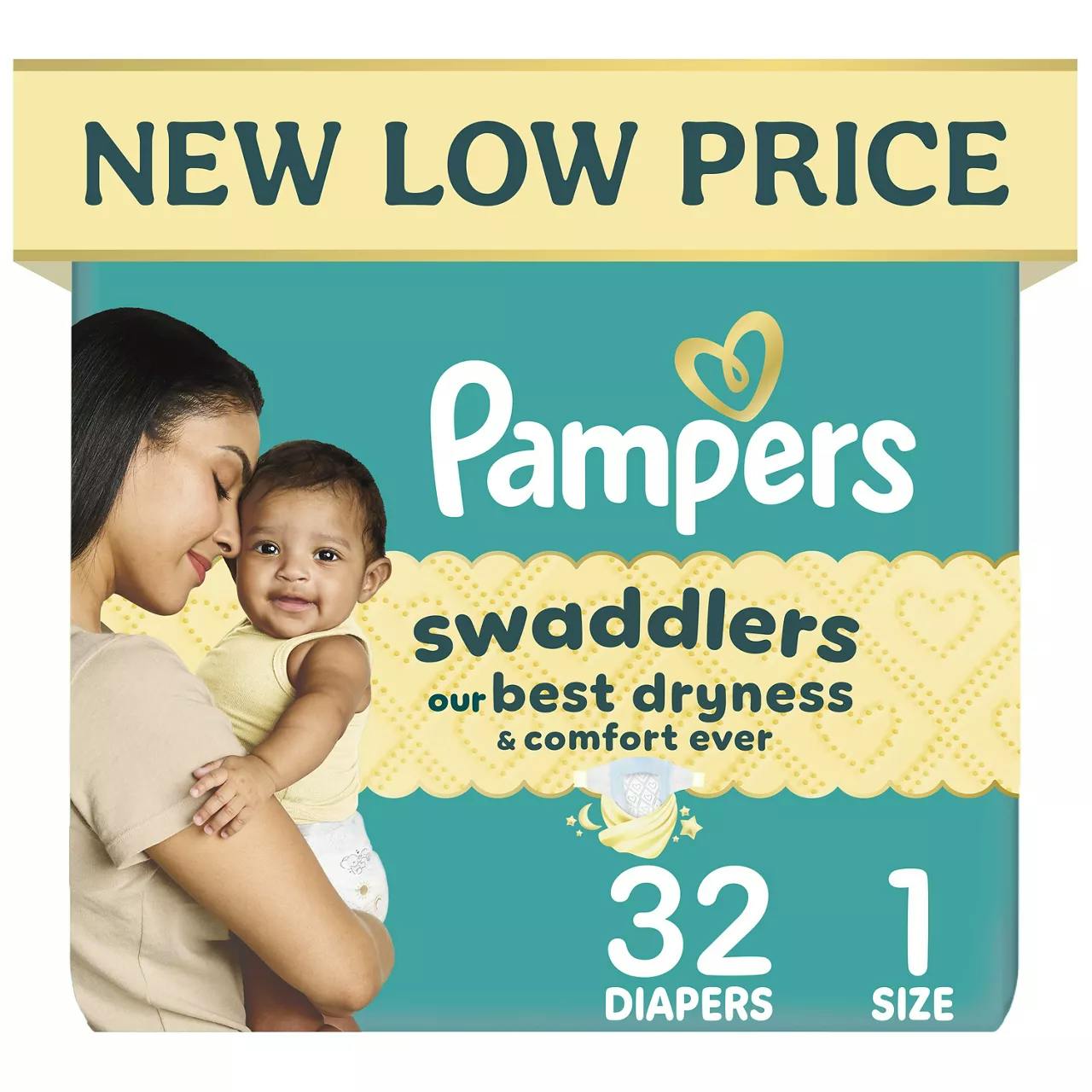 2 Pampers Swaddlers Diapers Packs