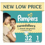 2 Pampers Swaddlers Diapers Packs