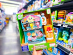 hand holding the leapfrog icecream maker in walmart toy aisle