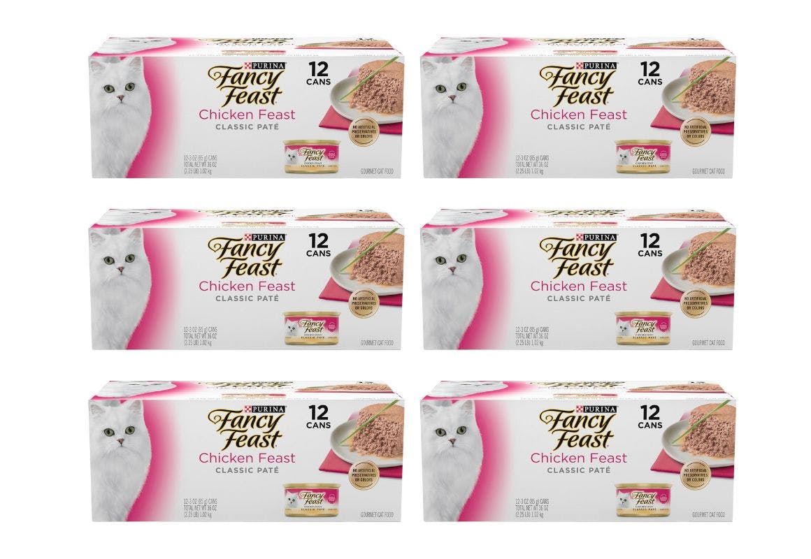 3 Fancy Feast Wet Cat Food 2-Packs