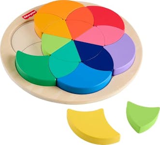 Fisher-Price Wood Color Wheel Puzzle