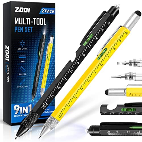 9-in-1 Multitool Pen 2-Pack