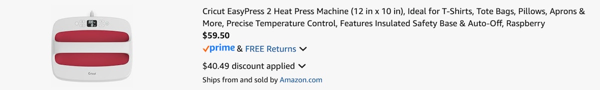 Amazon Cricut EasyPress 2 2025