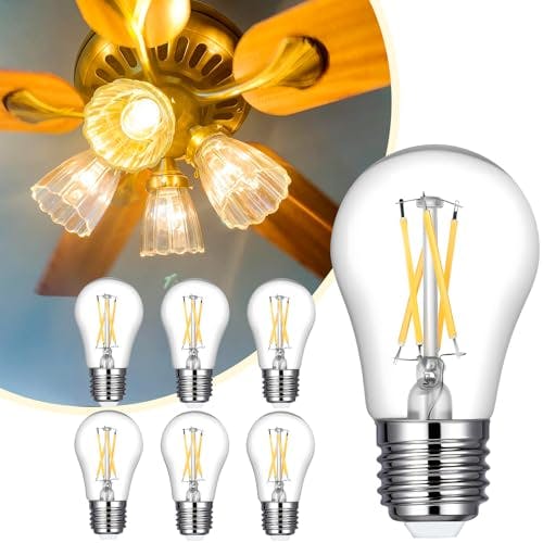 A15 Edison Bulb 6-Pack