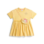 Toddler Graphic Dress with 3D Bag