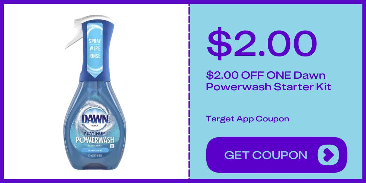 dawn powerwash starter kit spray