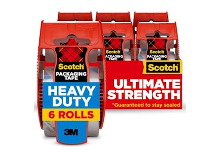 Scotch Heavy-Duty Tape 6-Pack