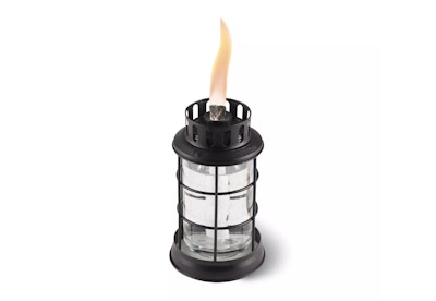 Tiki Tabletop Oil Lamp