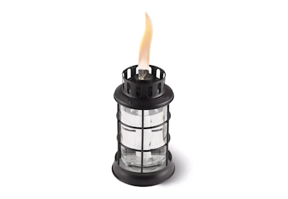 Tiki Tabletop Oil Lamp
