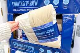 Costco’s Cooling Throw Is Back — Available for $21.99 card image