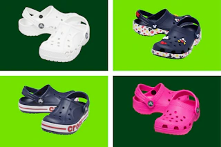 target crocs clogs collage