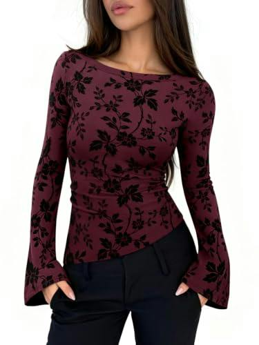 Women's Long Bell Sleeve Top