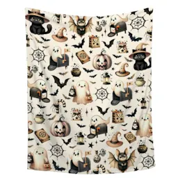 Halloween Ghost Throw Blanket