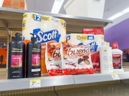 tresemme colgate dove kinder bueno scott products on walgreens shelf