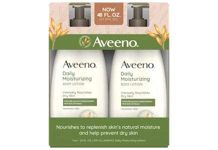 Aveeno Daily Moisture Lotion 2-Pack