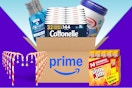 amazon items on a background