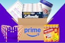 amazon items on a background