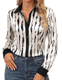 GRACE KARIN Women's Button Down Shirt