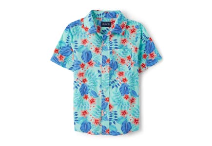 Tropical Button-Up Shirt