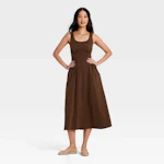 A New Day Women's Corset Midi Dress