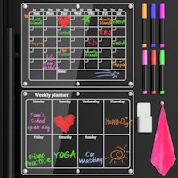 Acrylic Magnetic Fridge Calendar