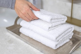 Linen White Hand Towels