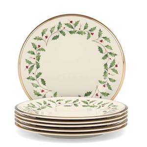 Lenox Holiday Salad Plates Set