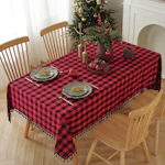 Red Checkered Tablecloth