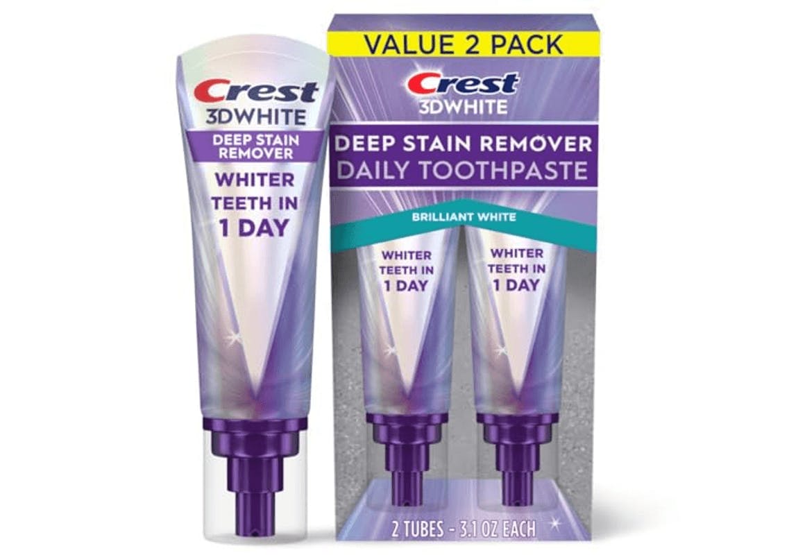 Crest 3D White Toothpaste 2-Pack