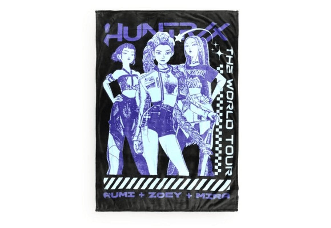 K-Pop Demon Hunters Throw Blanket