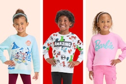 Toddler Sweatshirts, Starting at $5 at Target: Disney, Marvel, and More card image