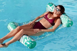 Hammock-Style Pool Float, Only $4.49 on Amazon card image