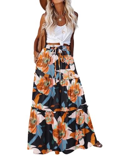 Women's Floral Boho Skirt